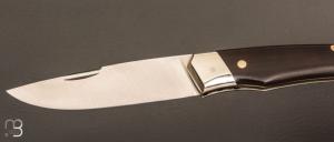   Couteau " 1820 " par Mathieu Herrero - Grenadille et lame en 14C28N