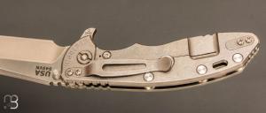    Couteau custom 3.5'' XM-18 Spanto Tri-Way par Rick Hinderer - S45VN et G10