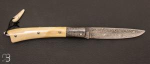 Couteau " Armen " custom par Erwan Pincemin - Damas de Achim Wirtz