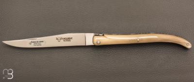 Couteau " Autrefois 14 CM" par  Laguiole en Aubrac - Pointe de corne