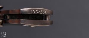    Couteau  pliant B12- TBPB 190/500 par William Henry - Palmier et ZDP-189