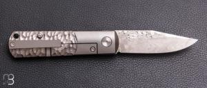   Couteau "BRLW Meteorite Damast édition Platine" par Böker Solingen - 110376DAM