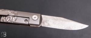   Couteau "BRLW Meteorite Damast édition Platine" par Böker Solingen - 110376DAM