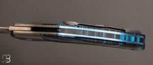   Couteau " Back flipper " custom par Florian Dreyer FD-Knives - G10 et RWL34