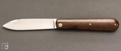  Couteau " Barlow " custom de Jean Baptiste Leveque - Rag micarta et RWL34