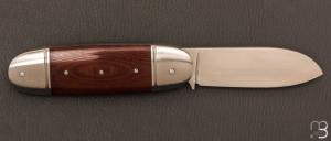 Couteau " Bulldog " par Thomas Chovin - Micarta et RWL-34