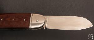  Couteau " Bulldog " par Thomas Chovin - Micarta et RWL-34