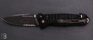    Couteau pliant C.A.C. " Le Savoir-Faire " Légion étrangère - PA6 FV noir