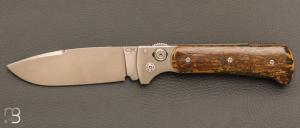    Couteau "Canadjin" par Éric Parmentier - Ivoire de mammouth