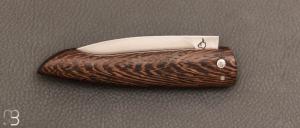 Couteau  "  Capucin " par David Margrita - Mbull Knives - Wengue