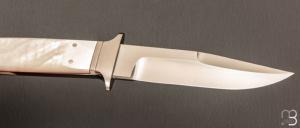   Couteau  "  Chute Knife intégral " par Dietmar F. Kressler - Nacre