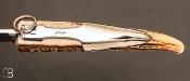 Couteau " Cornillon " 18 cm Bois de cerf par J. Mongin