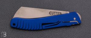 Couteau "Cutter" par Liérande - Bleu 14C28N