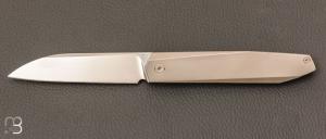   Couteau " Dreit " custom par Philippe Jourget - Titane et RWL34