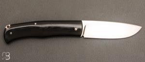   Couteau  "  Drop " slipjoint  custom par Raphaël Durand - G10 et RWL-34