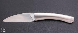   Couteau " Eliptix lock-back " custom de Florent Dall'ava - L'atelier Dall'ava - Full inox
