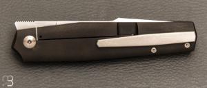   Couteau " Frame-Lock custom " par Florian Dreyer FD-Knives - Titane et RWL34