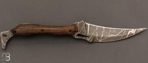 Couteau " Hades " par Opus Knives - N690 projections acides et bocotte