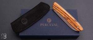 Couteau " L08 " par Atelier Perceval - Bois de serpent et 19c27