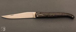  Couteau " Laguiole 12 CM " de J�r�me Lamic - Fatcarbon� et 14C28N