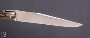    Couteau " Laguiole 2 pièces 14CM " par Mathieu Herrero - Pointe de corne