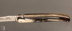   Couteau Laguiole 9 cm Hors concours par Calmels - Corne