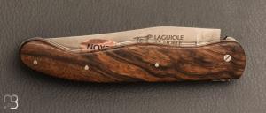 Couteau " Laguiole Chasse " par Le Fidèle - Noyer et 12C27