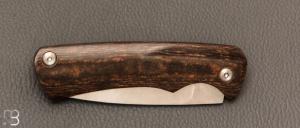 Couteau " Le 05 " par MTBlades Benjamin Thuillier - Paperstone et lame en 14C28