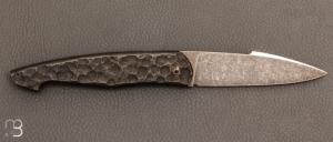  Couteau " Le Passe-Temps " custom de Pierre Thomas - Atelier Odae - Fer noirci