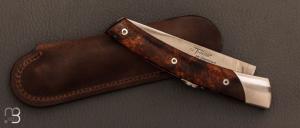 Couteau Le Thiers Mi-Jo Bois de fer d'Arizona par Chambriard