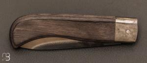 Couteau de poche Le Bugiste Action Wood par Frédéric Maschio