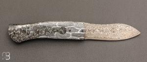    Couteau "Lobo Key Carbon" liner lock par Carlo Cavedon - CavedonArt