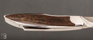    Couteau « Lock-Back » custom par Vincent Saja - Jasper Deschutes, Oregon et RWL34