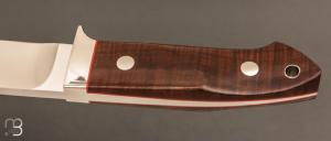    Couteau " Loveless Drop Point 4" " par Shaun Bruwer - Autralian Ringed gidgee et N690