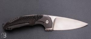   Couteau " Maximus " custom par Thierry Savidan - Carbone
