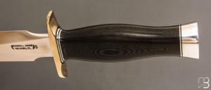    Couteau " Model 2 – 7"  Fighting Stiletto " par Randall - Micarta noir Commando shape