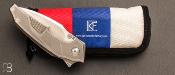Couteau "    Muscle    " Titanium par CKF Knives et Tashi Bharucha
