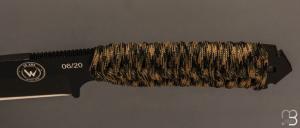 Couteau NG69 Édition Limitée 20 ans Wildsteer - Paracorde et lame noire