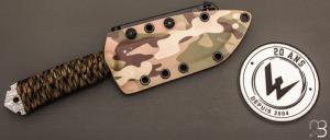   Couteau NG69 Édition Limitée 20 ans Wildsteer - Paracorde et lame stonewashed
