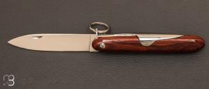 Couteau de poche Navette cocobolo 12cm par Mongin