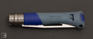   Couteau Opinel N°09 Océan bleu - Lame inox semi-crantée