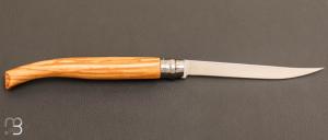Couteau Opinel effilé N°15 inox olivier - Nouvelle Version