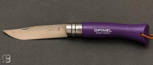 Couteau Opinel n°7 baroudeur violet