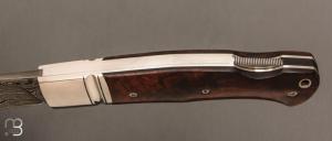    Couteau  " Ork " custom lock-back par Raphaël Durand - Damas de Samuel Lurquin
