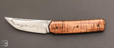     Couteau " Sanjo " custom par Guy Poggetti - Koa et C130