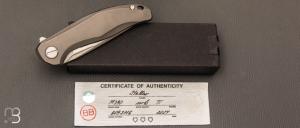   Couteau " Stellar " par Shirogorov - Titane et M390