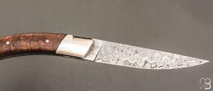  Couteau " Styl'ver damas " par Goyon Chazeau - Noyer