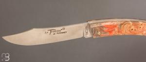    Couteau de poche le Thiers 13 cm par Cognet - Marronnier stabilisé et 14c28N