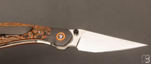    Couteau " Viper " custom de Stéphane Sagric - Fatcarbon® et lame en RWL34
