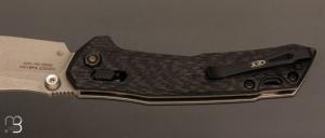   Couteau " ZT0203CF " par ZERO TOLERANCE - Fibre de carbone et lame en M390